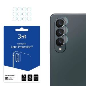 3mk Lens Protector applied on Galaxy Z Fold4 camera, with packaging - 3MK Screen Protector