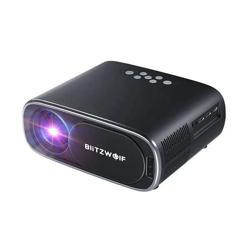 Projektor / projektor, blitzwolf, bw-v4, 1080p, wi-fi, bluetooth, fekete