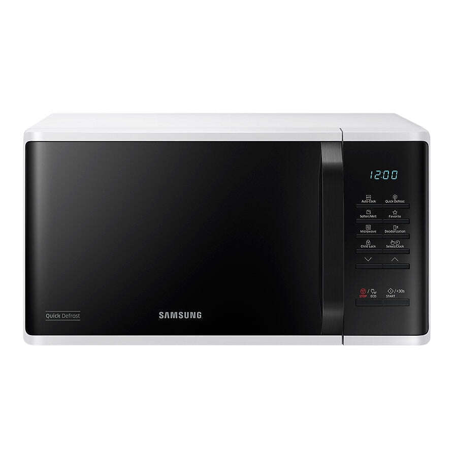 Samsung ms23k3513aw/ol mikrohullámú sütő, 23 l, 800 w, digitális, érintésvezérlés, fehér