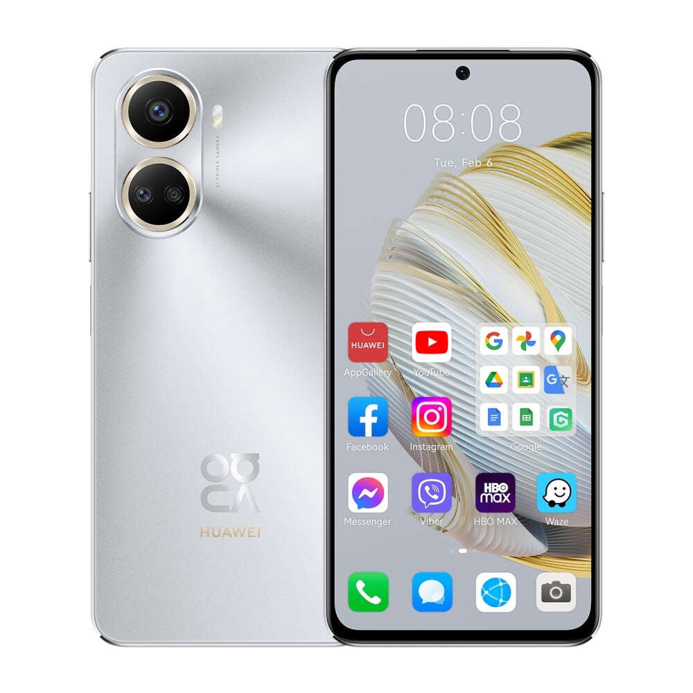 Huawei nova 10 se mobiltelefon, 8 gb ram, 128 gb, 4g, starry silver