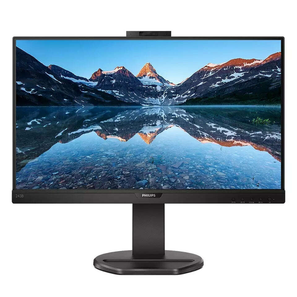 Philips 243b9h/00 led monitor, 23,8", ips, full hd, displayport, usb-c, vesa, fekete