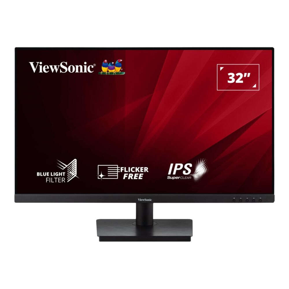 Viewsonic va3209-2k-mhd 32" monitor, qhd, superclear ips, 75 hz, 2 hdmi, displayport, hangszórók, adaptive sync, hdr10, fekete