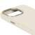 DecoCase iPhone 15 Pro MagSafe kompatibles Lederetui, Farbe Clay, Nahaufnahme des Kameraausschnitts