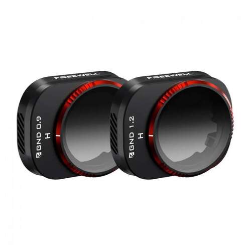 Set de filtre GND Freewell 2 pachete pentru drona DJI Mini 4 Pro, negru