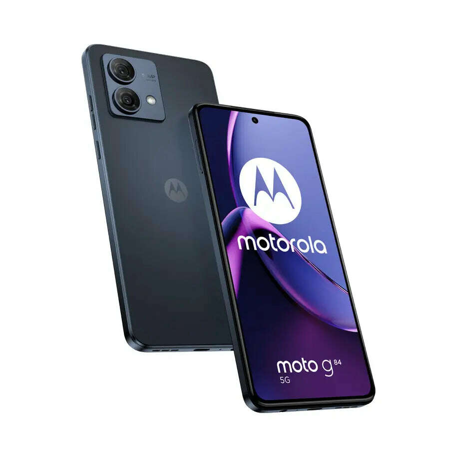 Motorola moto g84 mobiltelefon, dual sim, 256gb, 12gb ram, 5g, fekete