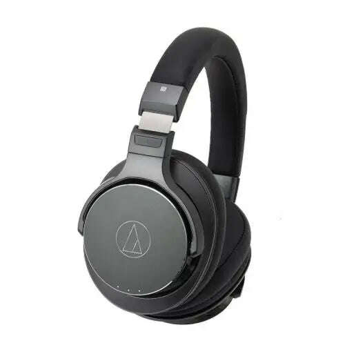 Vezeték nélküli fejhallgató, audio technica, fül felett, bluetooth, 35 ohm, fekete/szürke