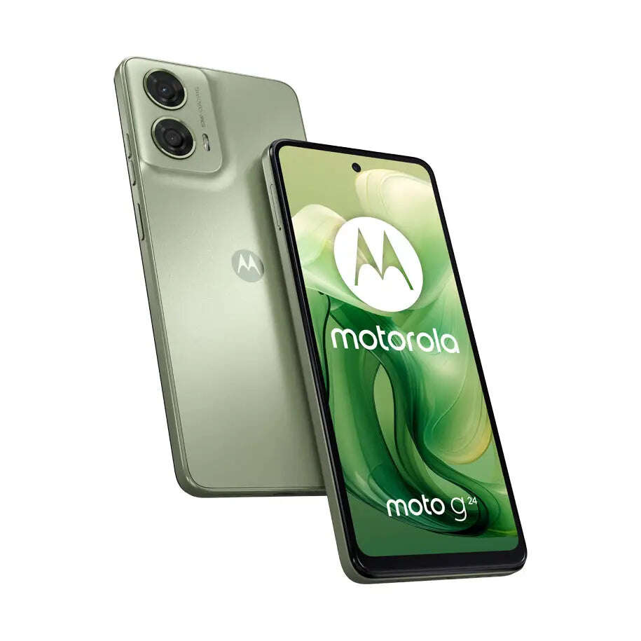 Motorola moto g24 okostelefon, 8 gb, 128 gb, ice green, zöld