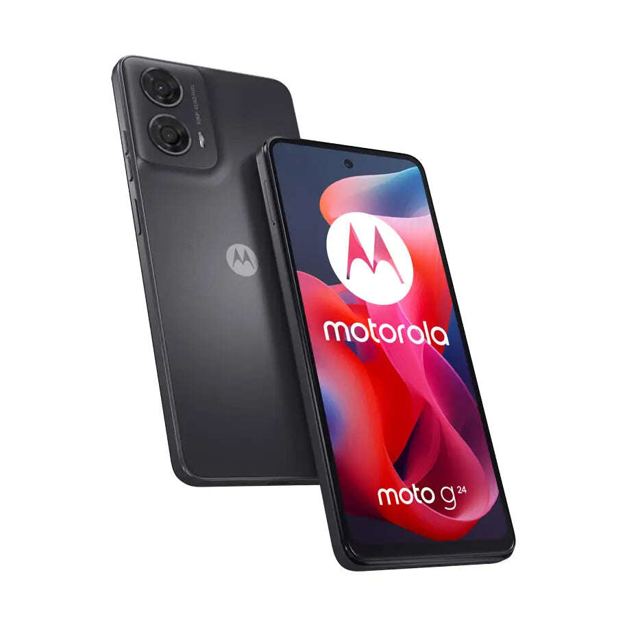 Motorola moto g24 okostelefon, 8 gb, 128 gb, matt charcoal