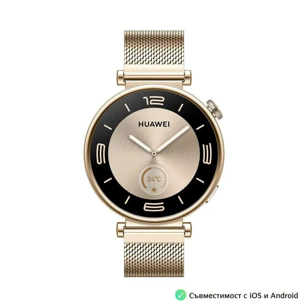 Huawei watch gt 4 okosóra, 41mm, milánói arany