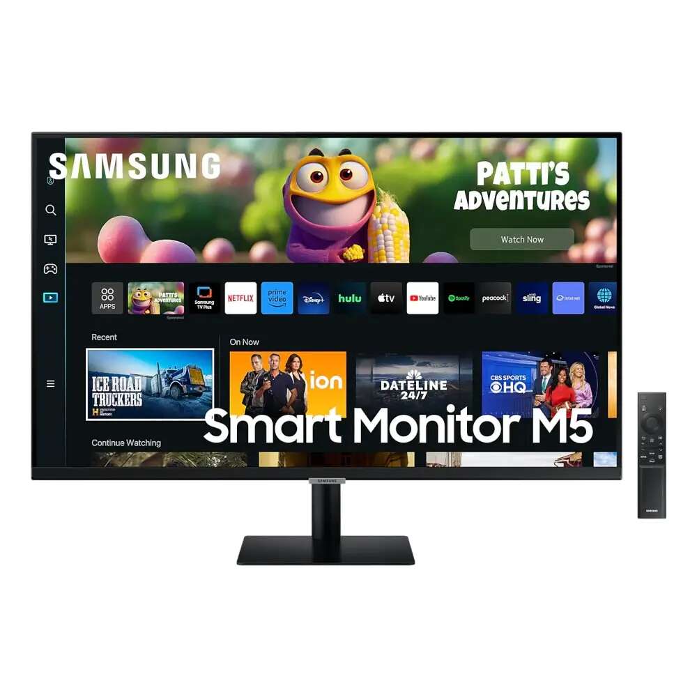 Samsung smart m5 ls32cm500euxdu monitor 32",va, fullhd, tizenos, bluetooth, wifi, hangszóró, smart tv alkalmazások