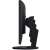 EIZO EV2495-BK 24 hüvelykes Full HD IPS LED monitor, oldalnézet, állvány és képernyő látható