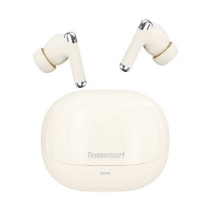 Tronsmart Sounfii R4 white wireless earbuds and charging case - Headphone and Bluetooth Speaker