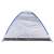 Springos camping tent, 210 x 240 cm, blue and white, front view