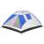 Springos camping tent, 210 x 240 cm, blue and white