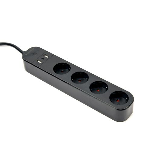 Gembird Intelligens Elosztó - 4 Aljzat, USB-A/C