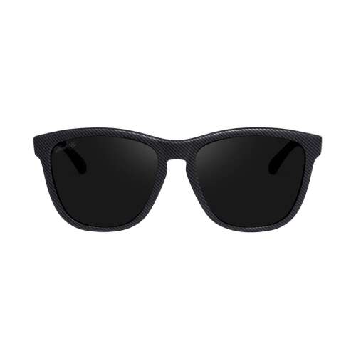 Hawkers CARBONO · DARK ONE napszemüveg, fekete keret fekete lencsékkel, elülső nézet