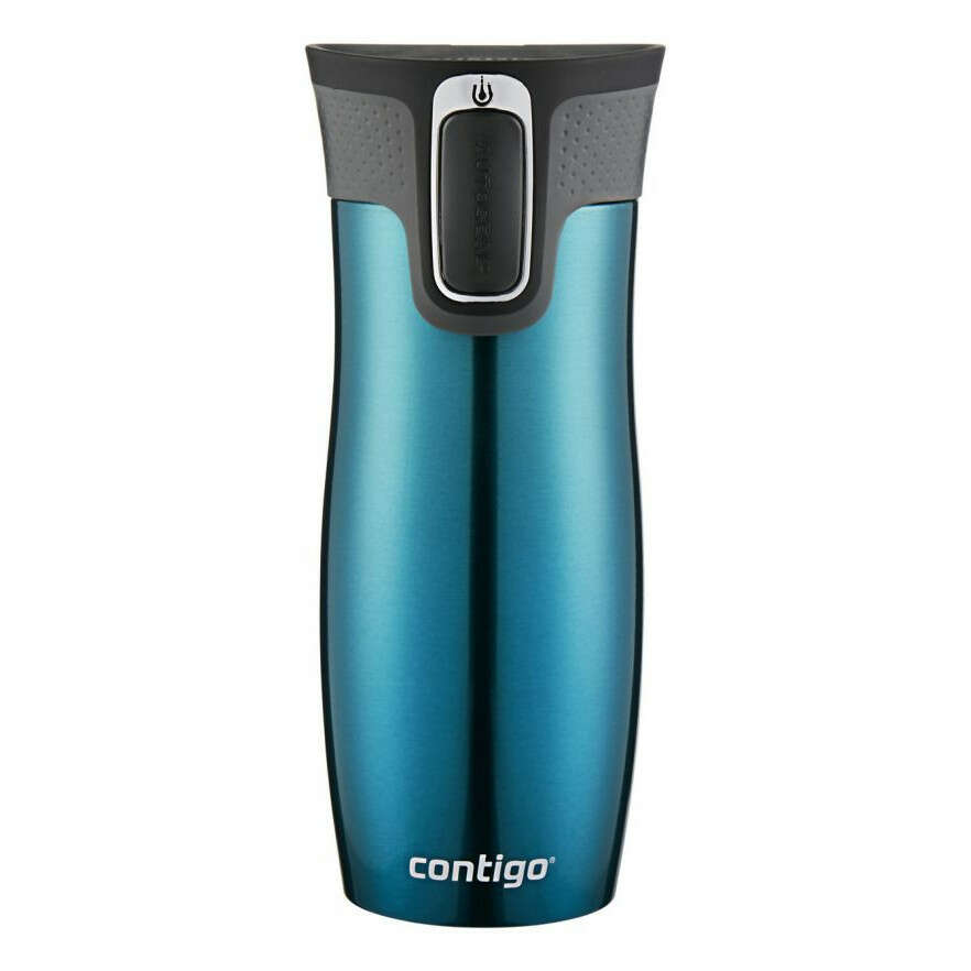 Termos Contingo, Otel inoxidabil, 470 ml, Albastru