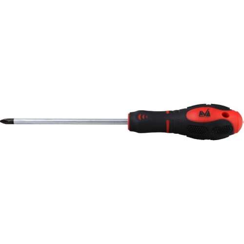 Evotools PH2 Phillips csavarhúzó, 150 mm hosszú, piros és fekete markolattal 