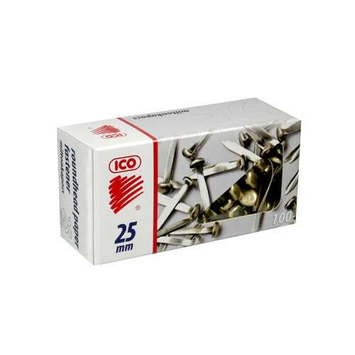 ICO 25 mm kerekfejű papírkapocs, 100 db