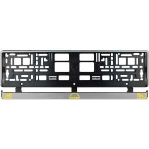 Set 2 bucati, suport numar inmatriculare argintiu MAN IV