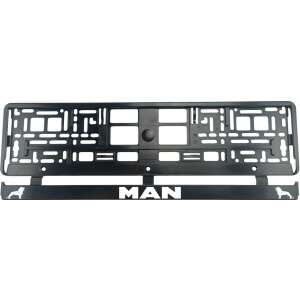 Set 2 bucati, suport numar inmatriculare MAN II