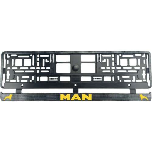 MAN Carbon rendszámtábla tartó, 2 db-os készlet