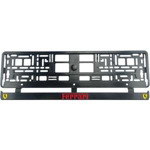 Ferrari Red rendszámtábla tartó, 2 db-os készlet - Rendszámtábla tartó