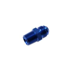An10 auf 1/2 NPT Adapterfitting, blau eloxiertes Aluminium - TurboWorks
