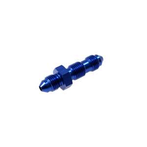 AN3 Blue Aluminum Hose Connector, MPF723-03 - TurboWorks Vehicle connectors and fitting