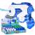 Mini water gun display box, 16 pcs, blue and green water guns
