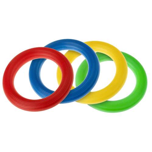 Tullo Ringo interaktív gyűrű játék, 4 db-os szett, piros, kék, sárga, zöld