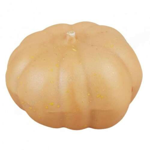 Okker színű hungarocell tök, 4,7x3 cm