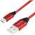 LogiLink CU0148 USB-C to USB-A cable, red, 1 meter