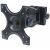 Manhattan Black LCD Monitor Wall Mount - Angled View