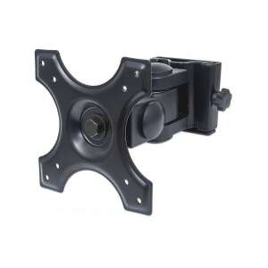 Manhattan LCD monitor wall mount, black, adjustable tilt and rotation - TV Stand and Wall Mount