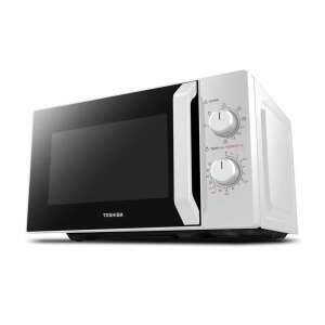 Микровълнова печка Toshiba MWP-MG20P (WH), 20L, 700W, Грил, Бял - Toshiba Микровълнова фурна
