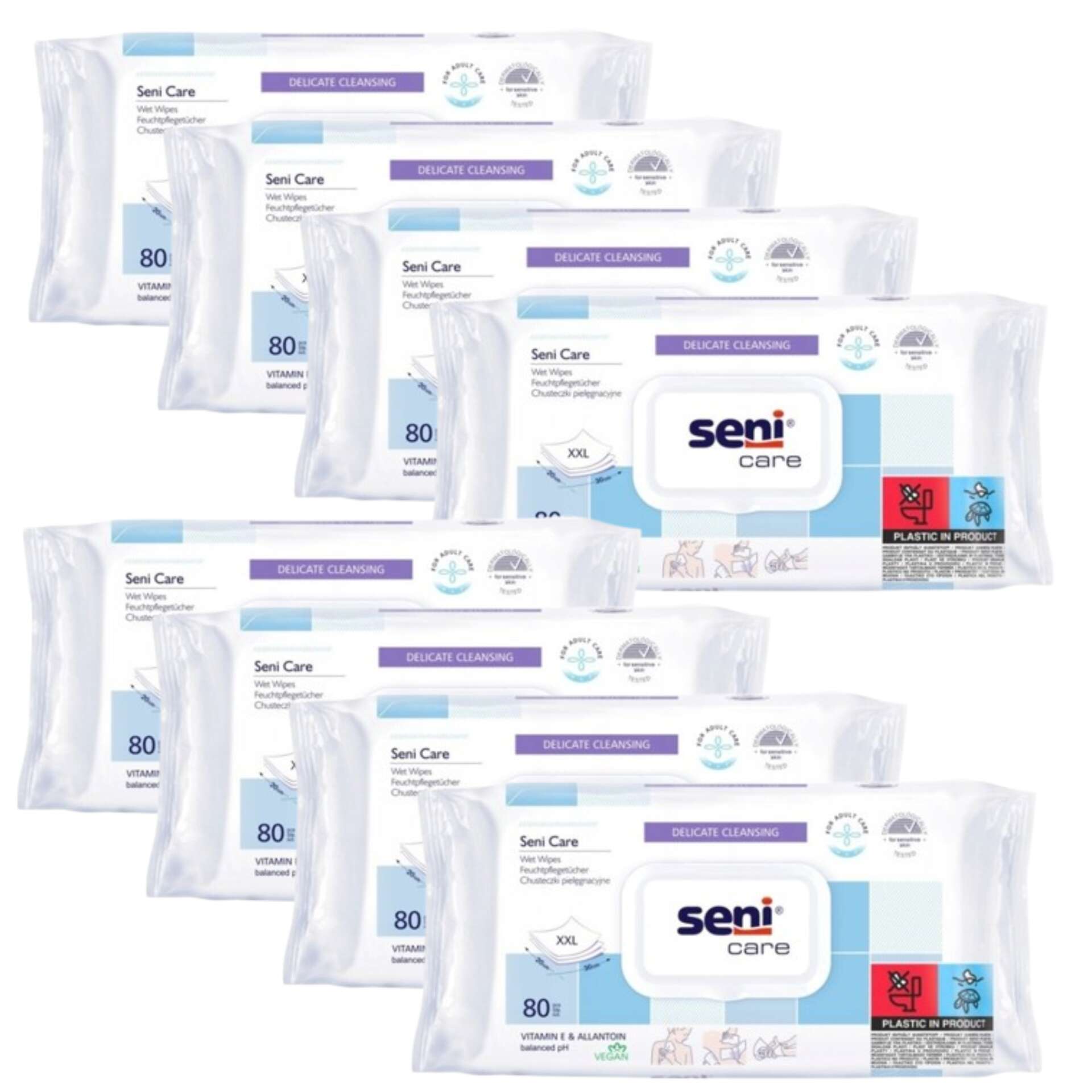 E-shop Seni Care vlhčené obrúsky 8x80ks