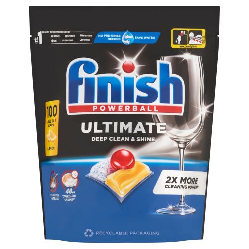 Finish Ultimate All in 1 Lemon Mosogatógép kapszula 100db 138924317