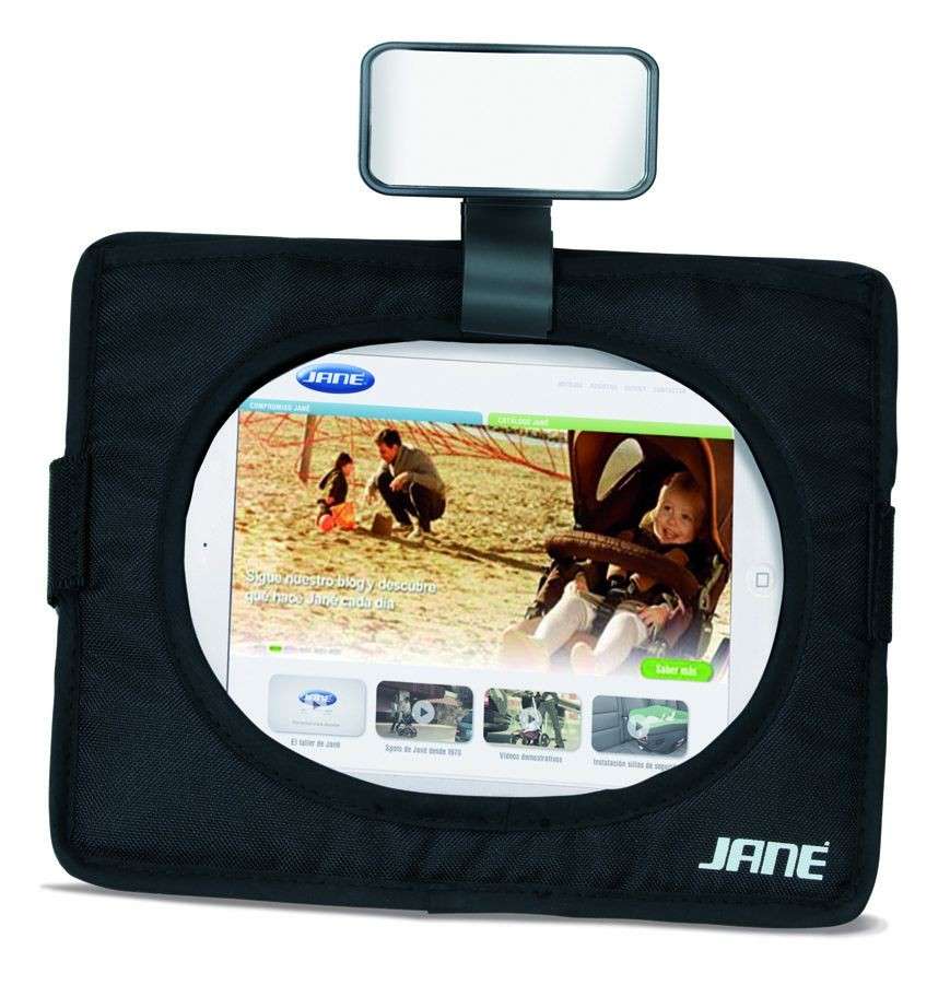 Jané autós tükör és Tablet tartó - fekete