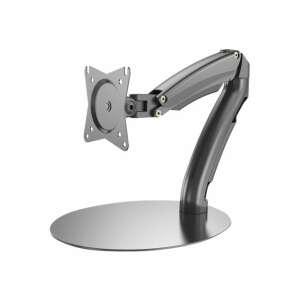 DIGITUS DA-90365 Universal Monitor Stand, verstellbar und drehbar, für 17-27 Zoll Bildschirme, bis zu 6,5 kg - Monitorstative und -ständer