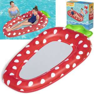 Bestway Sweet Summer Strawberry Lounger, inflatable pool float for kids, red with white dots - Inflatable Toy & Beach Toy