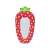 Bestway Sweet Summer Strawberry Lounger, inflatable pool float for kids, red with white dots