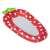 Bestway Sweet Summer Strawberry Lounger, inflatable pool float for kids, red with white dots