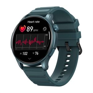 Zeblaze Btalk 3 Pro blue smartwatch with heart rate monitor - Computers and Accessory