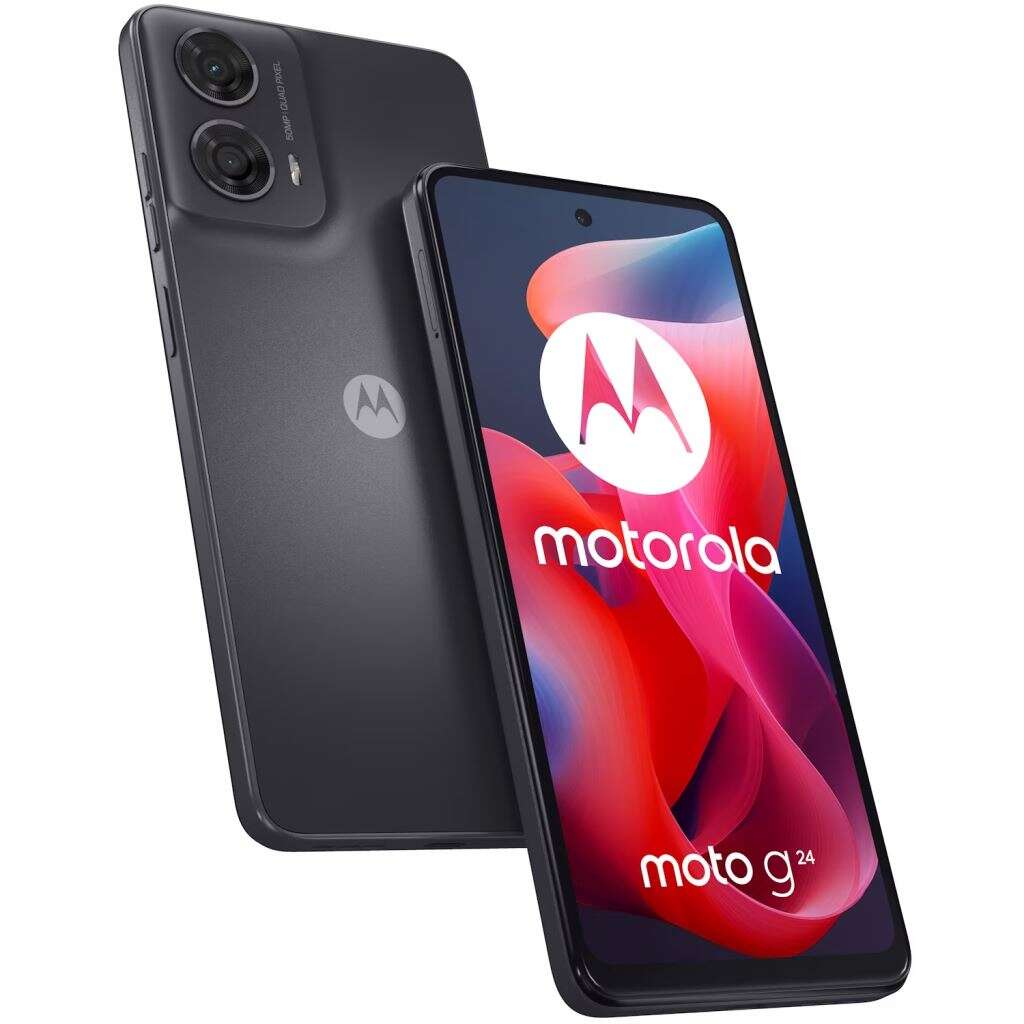 Motorola moto g24 4/128gb dual-sim mobiltelefon szürke (xt2423-3)