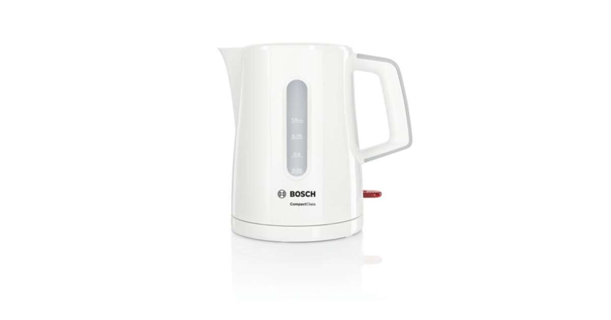 Bosch CompactClass TWK3A051 1L 2400 W Szürke-Fehér elektromos ...