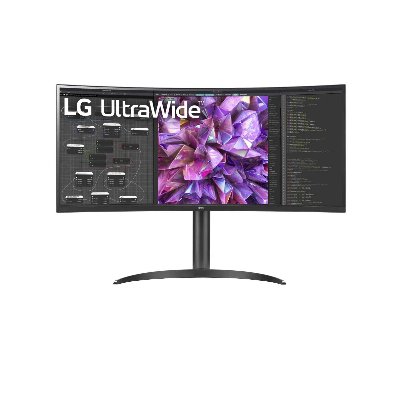Lg 34wq75c-b számítógép monitor 86,4 cm (34") 3440 x 1440 pixelek...