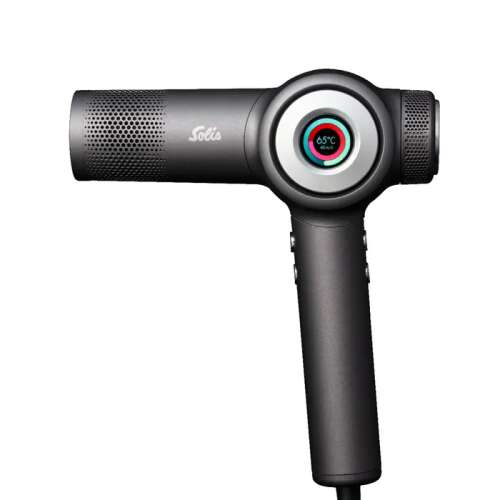 Fén Solis AirVolution Typ 3804, profesionálny fén na vlasy s iónovou technológiou, výkonný AC motor, 3 nastavenia teploty, 2 nastavenia rýchlosti, funkcia studeného vzduchu, ergonomický dizajn