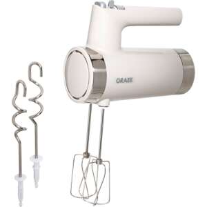Graef HM 508 Handmixer, Weiß, mit Rührbesen und Knethaken - Stabmixer