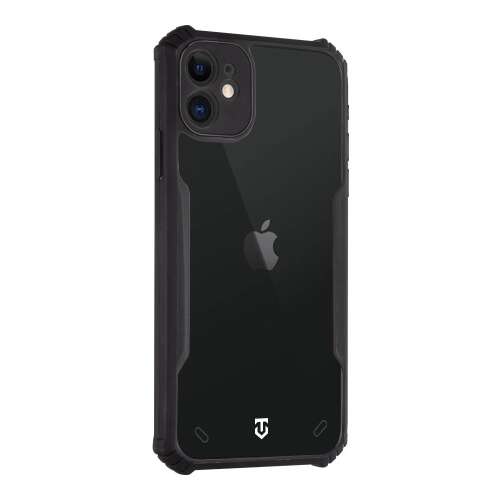 Tactical Quantum Stealth iPhone 11 Hülle, schwarz und transparent, schützende Handyhülle
